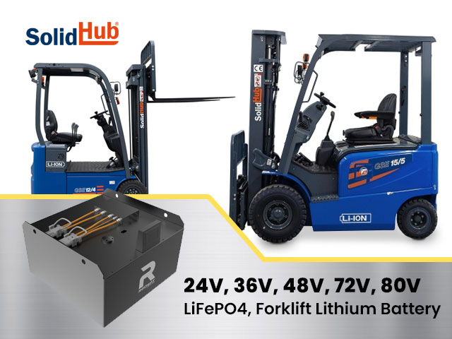 solidhub forklift lithium battery